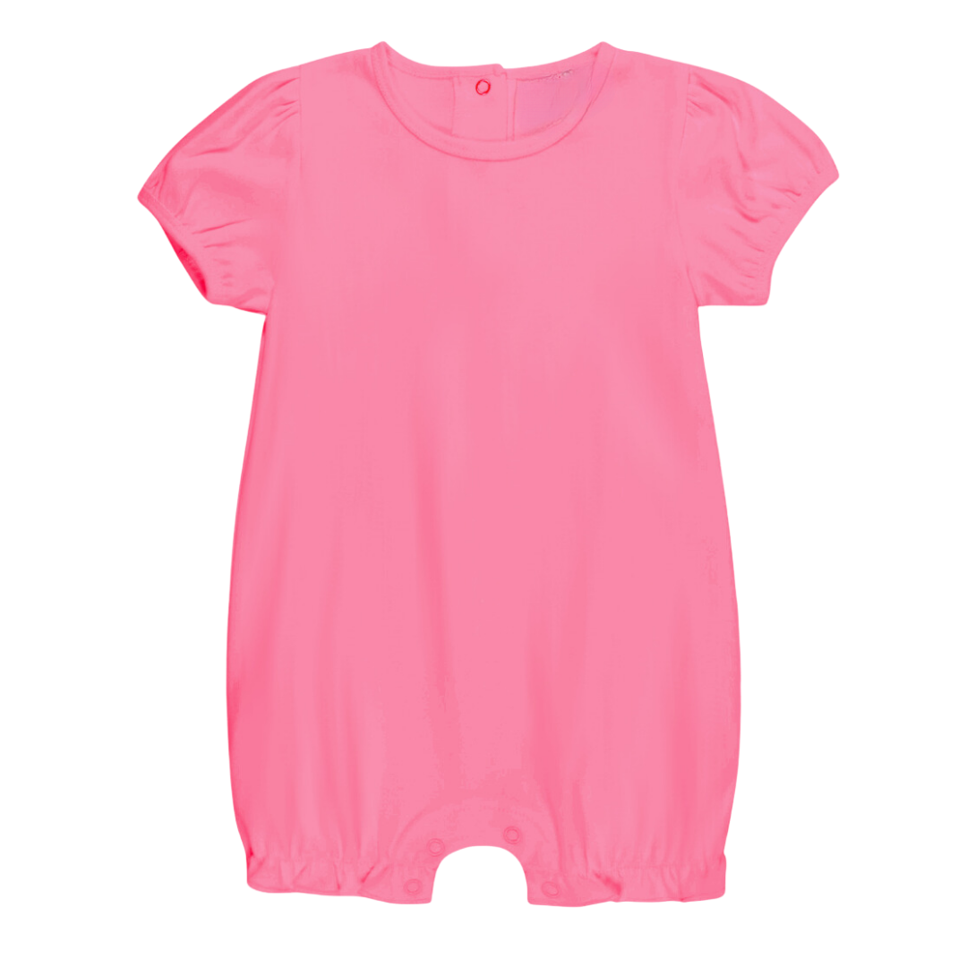 Short Sleeve Ruffle Romper