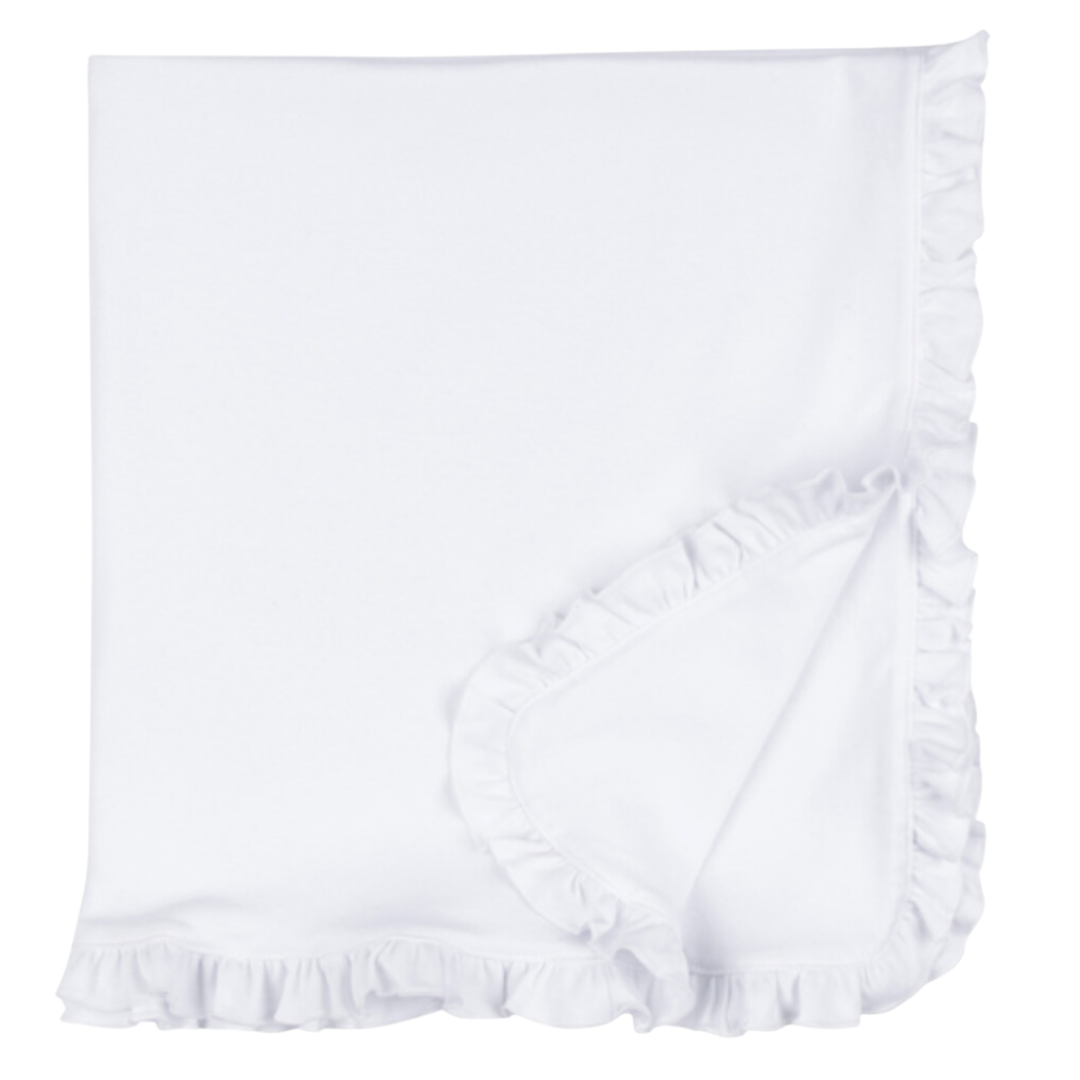 Ruffle Baby Blanket