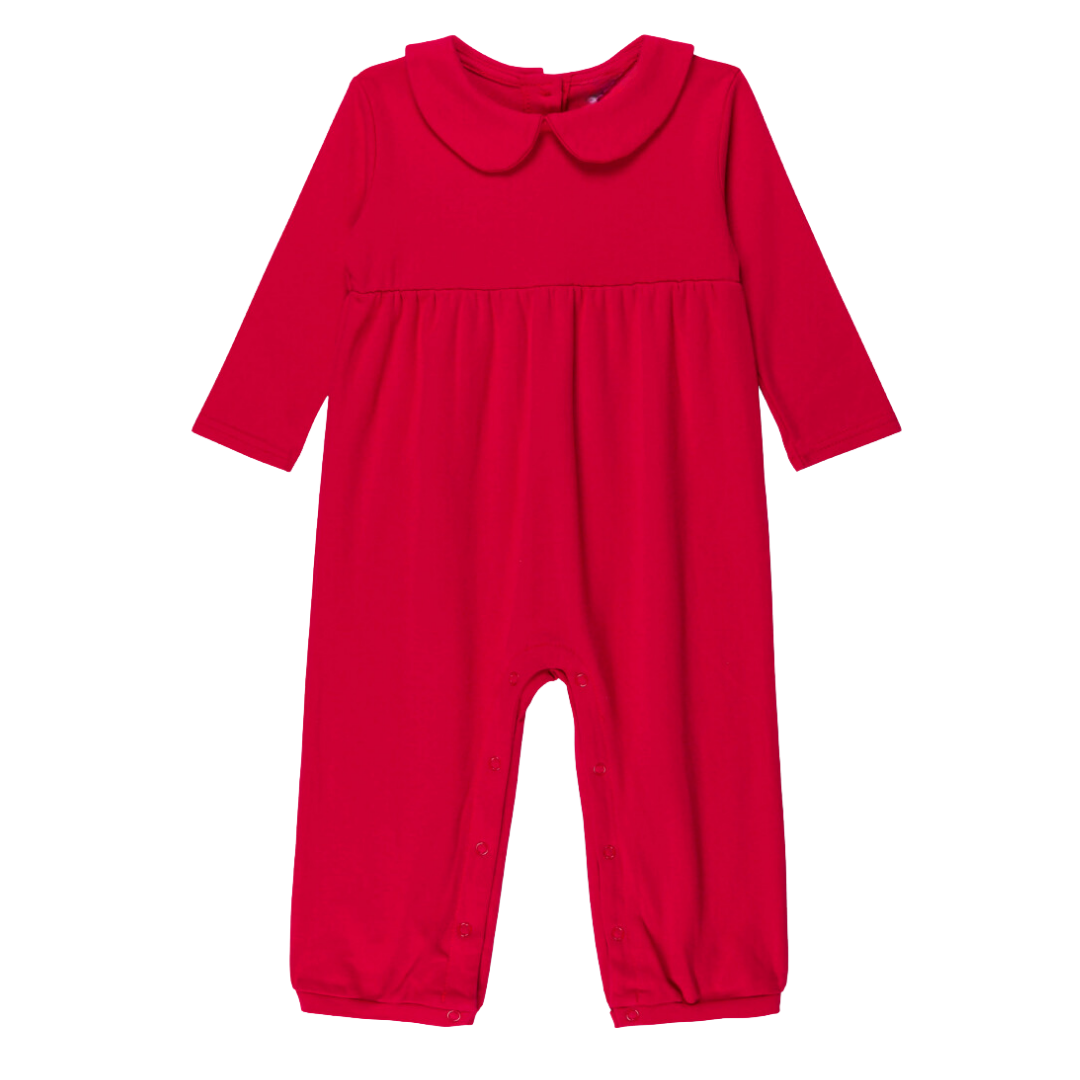 Christmas Long Sleeve Peter Pan Romper