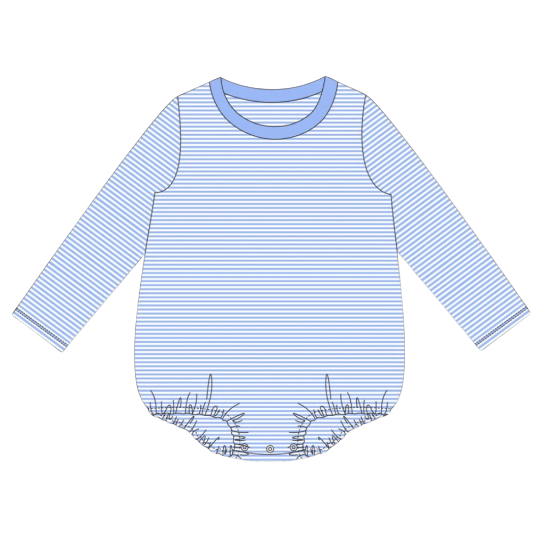 St. Patrick's Day Long Sleeve Stripe Tshirt Bubble