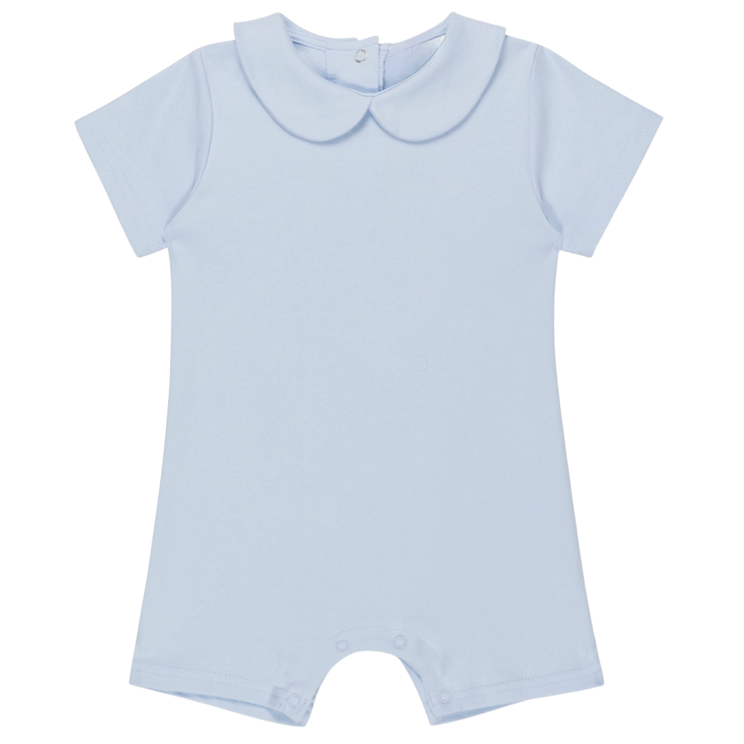 Short Sleeve Peter Pan Romper
