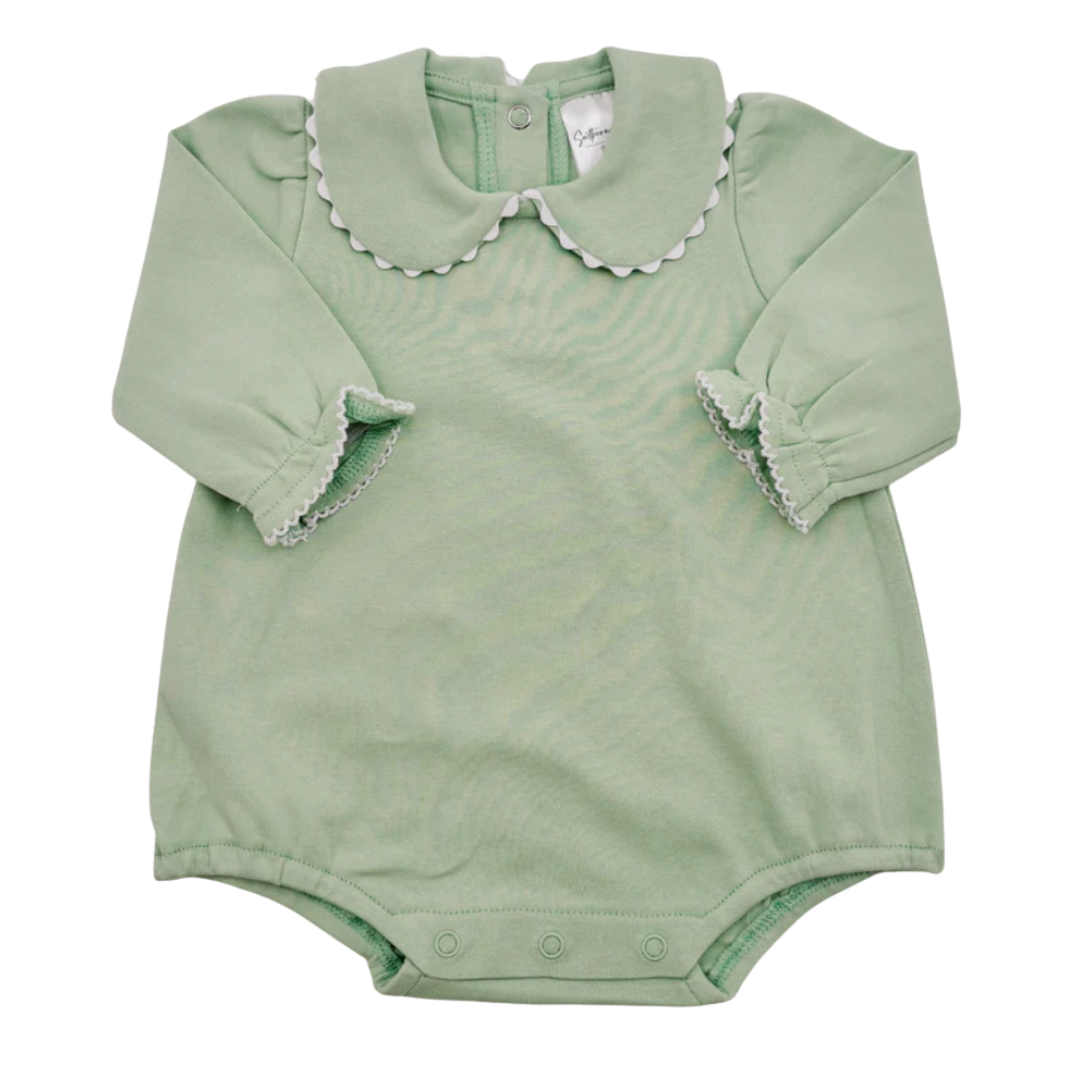 Long Sleeve Ric Rac Collar Bubble