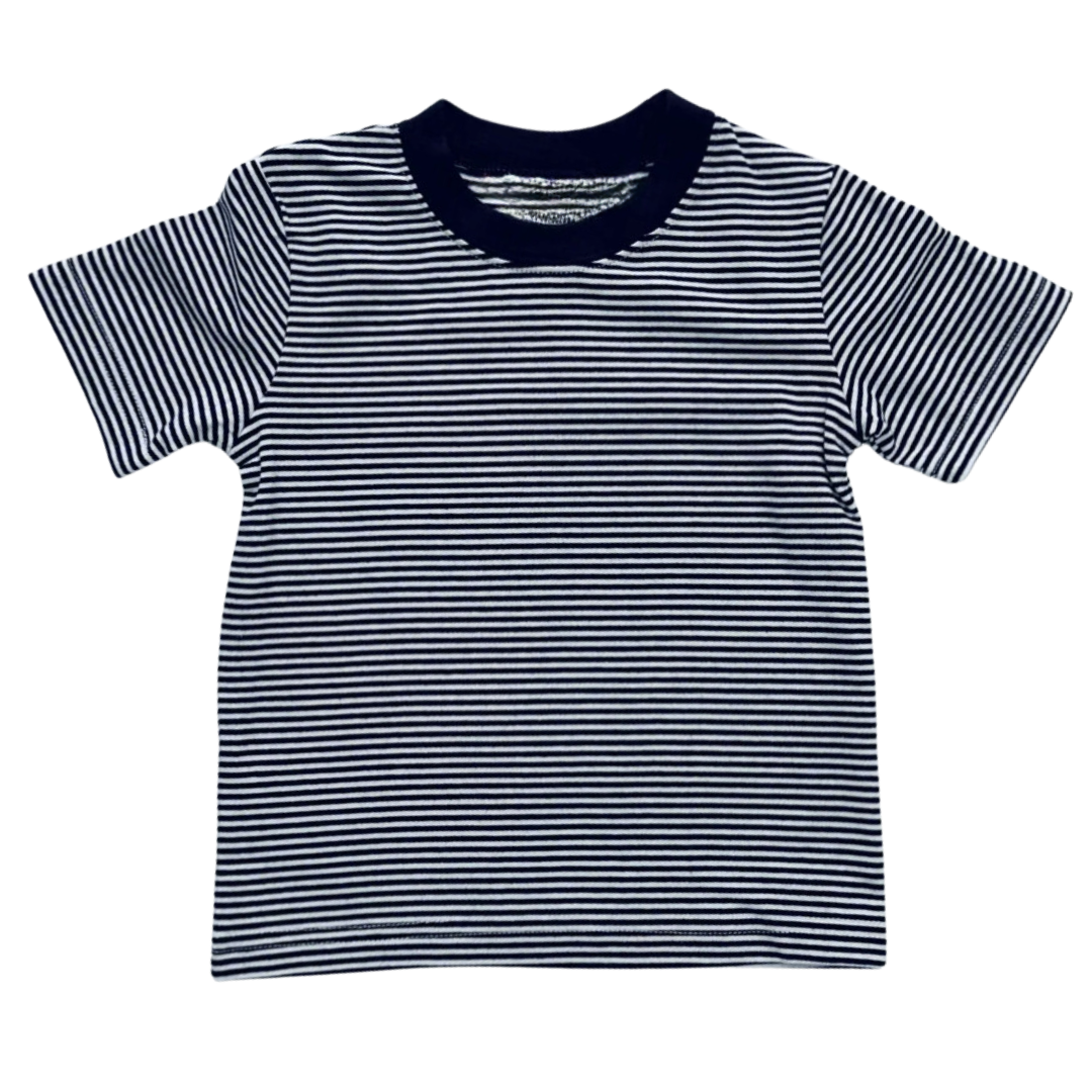 Patriotic Striped Short Sleeve Toddler Tee