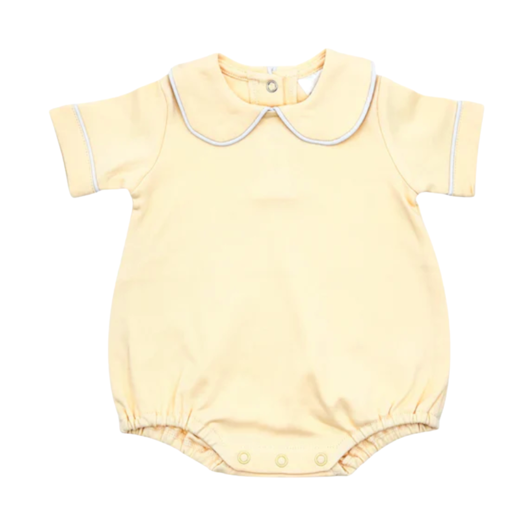 Easter Short Sleeve Piped Collar Bubble