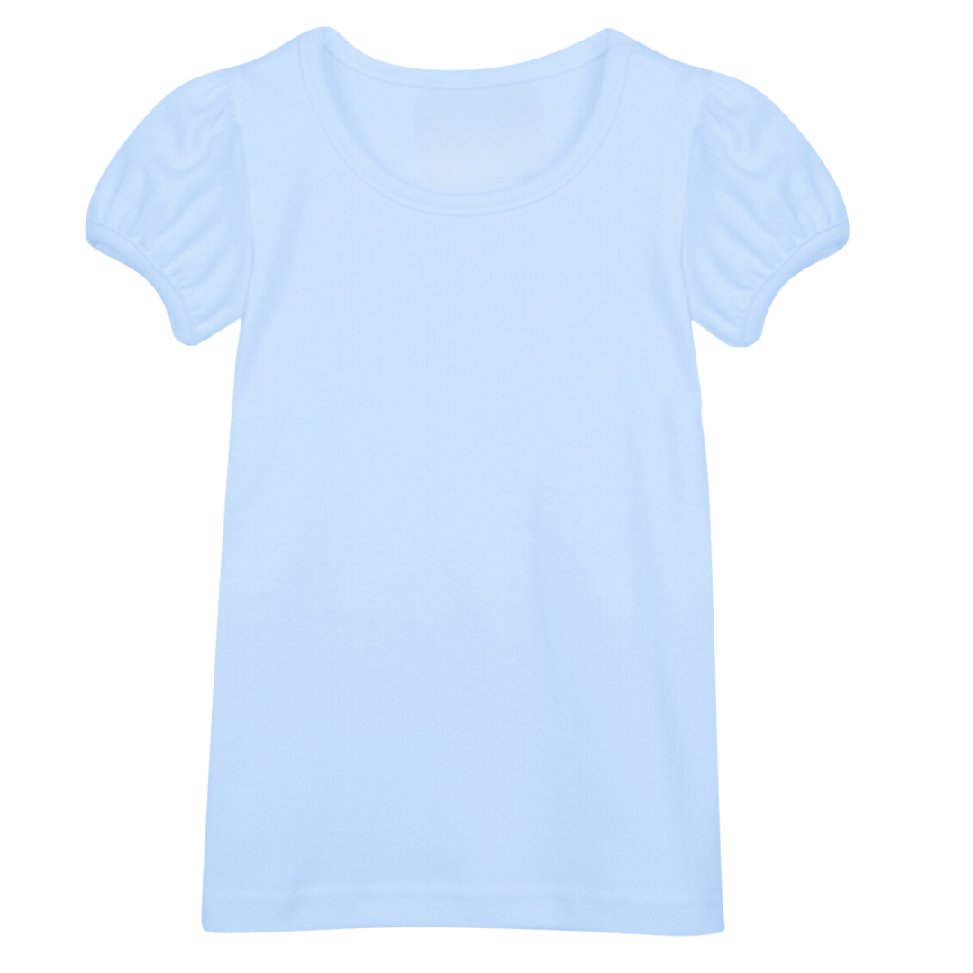 Short Sleeve Puff Sleeve Toddler Tee