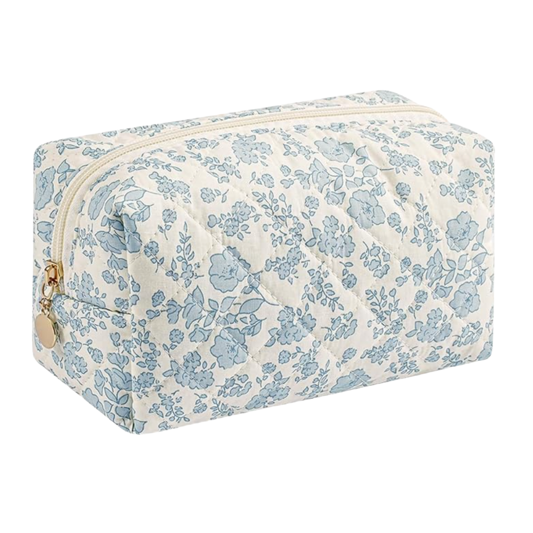 Quilted Cosmetic Pouch
