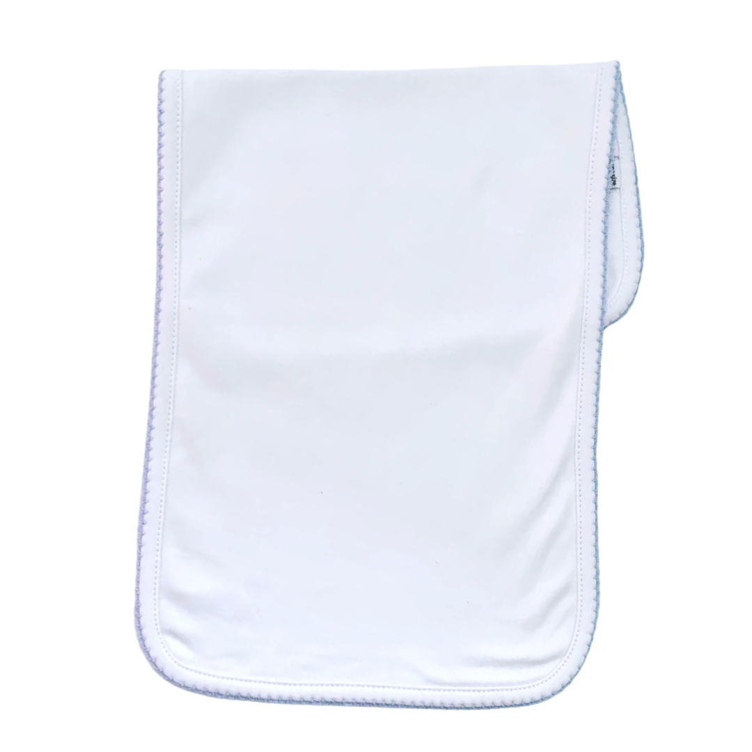 Picot Trim Burp Cloth