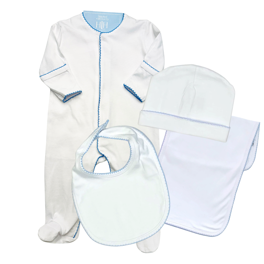 Picot Trim Baby Gift Set