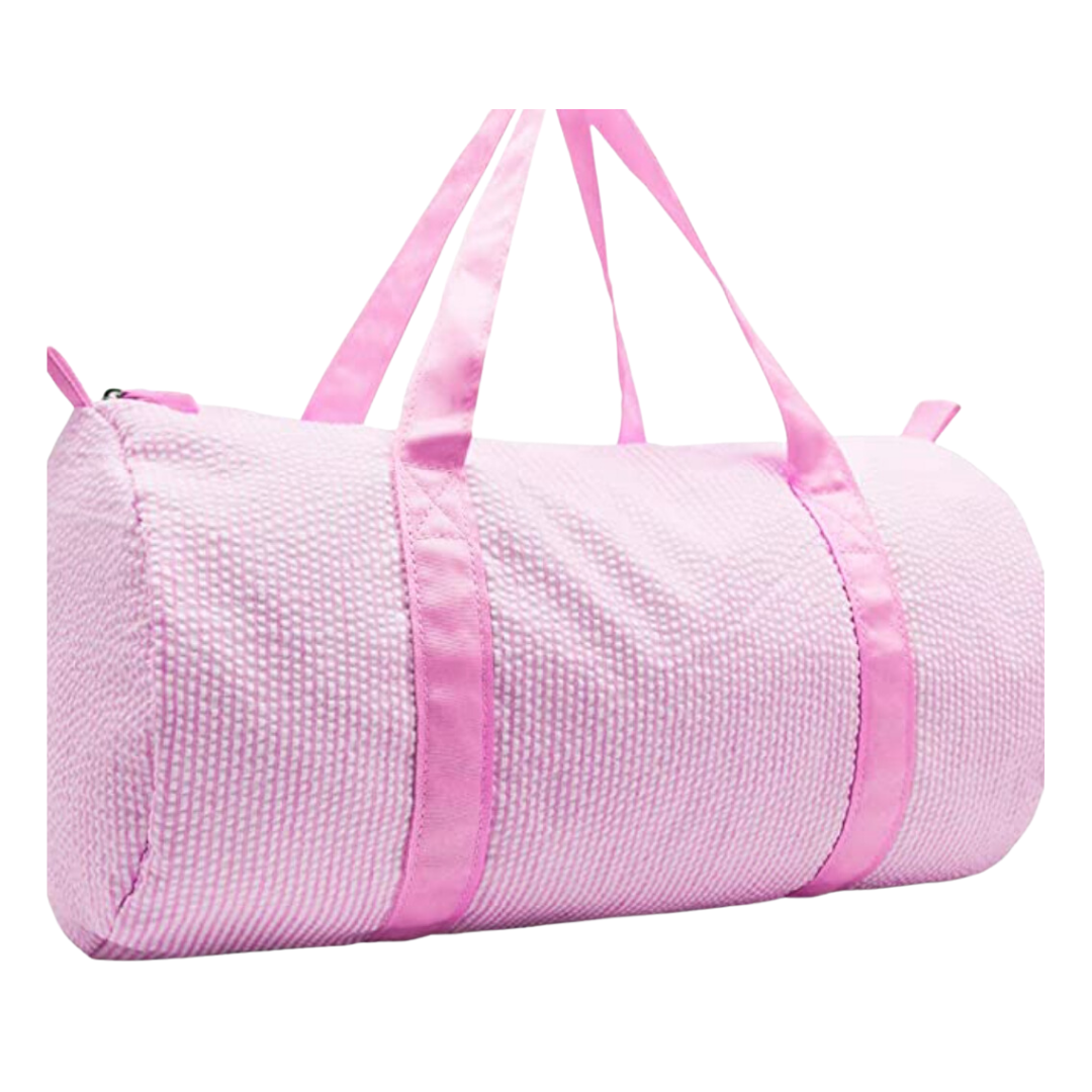 Seersucker Duffle Bag