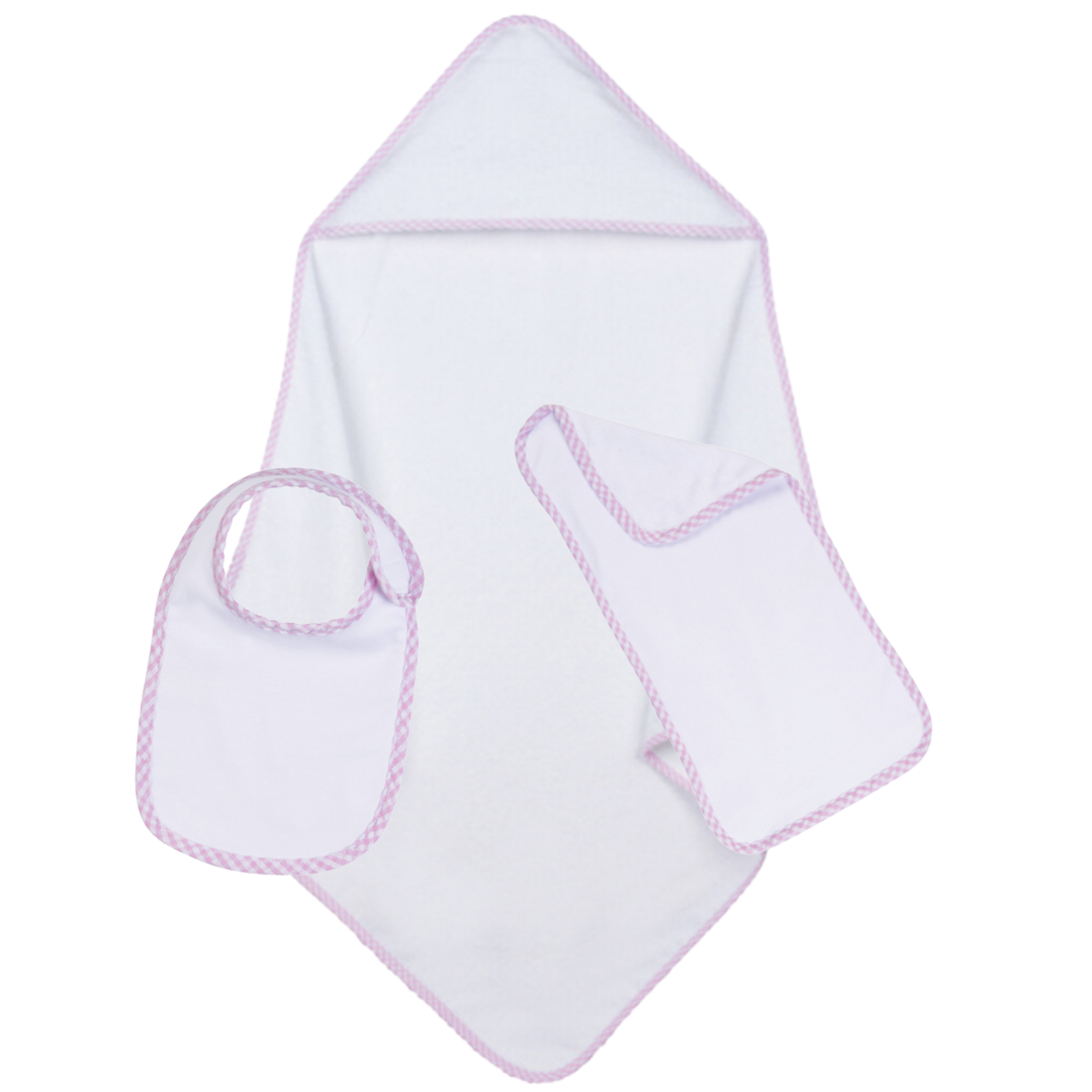 Gingham Trim Baby Bundle