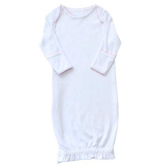 Picot Trim Gown