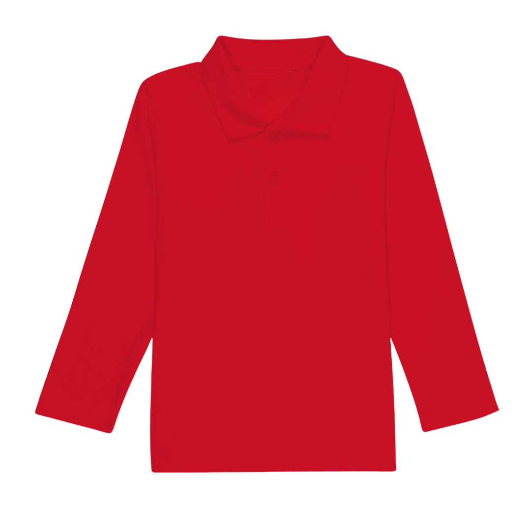 Christmas Long Sleeve Polo