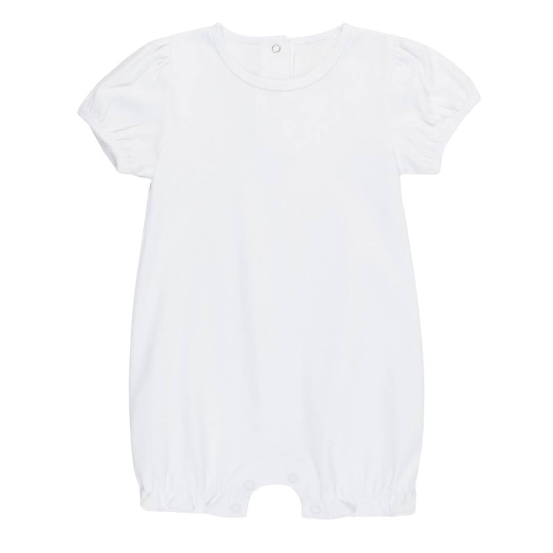 Short Sleeve Ruffle Romper