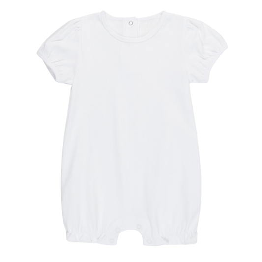 Short Sleeve Ruffle Romper