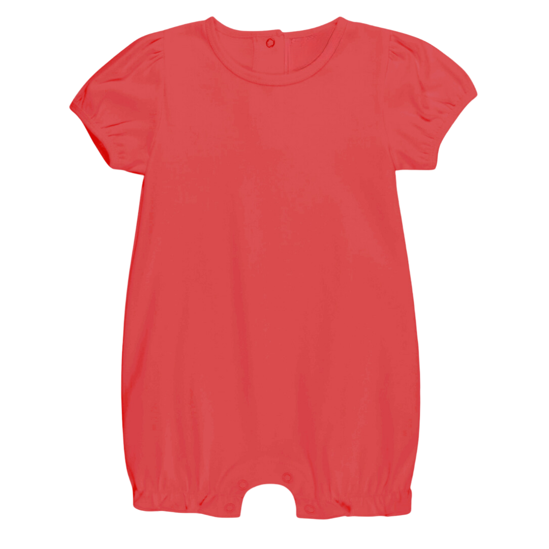 Short Sleeve Ruffle Romper