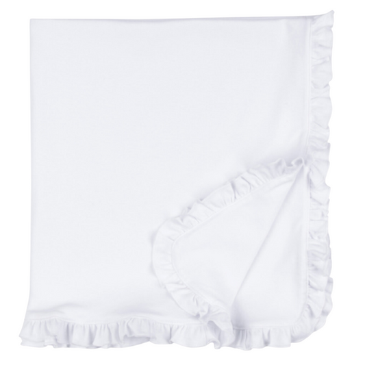 Ruffle Baby Blanket