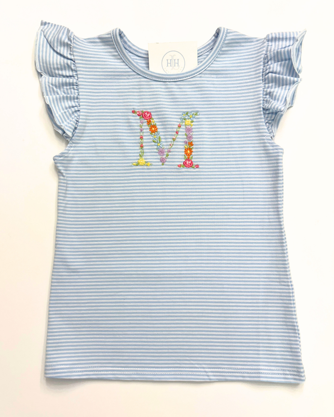 Ready to Ship- Flutter Sleeve Tee
