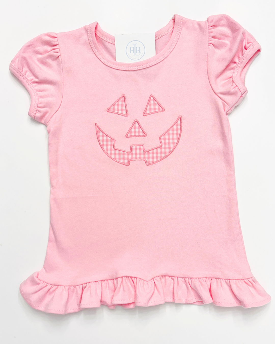 Ready to Ship- Pink Jack o'Lantern Tee