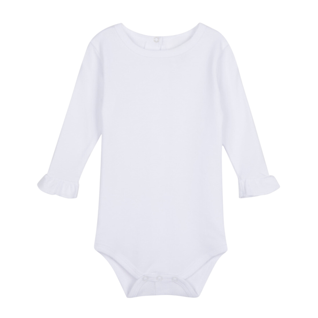 Ruffle Long Sleeve Onesie