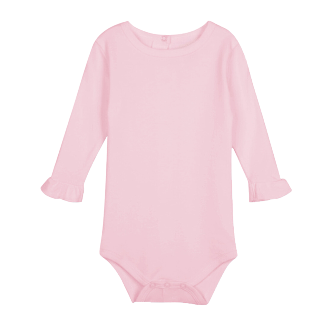 Ruffle Long Sleeve Onesie