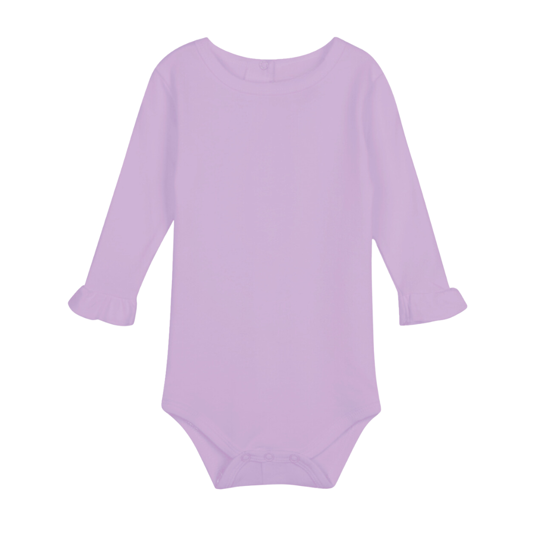 Ruffle Long Sleeve Onesie