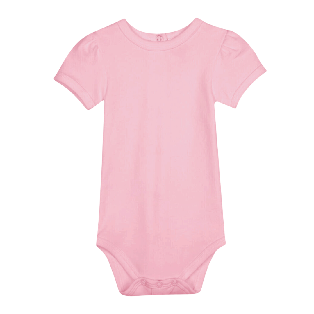 Puff Sleeve Short Sleeve Onesie