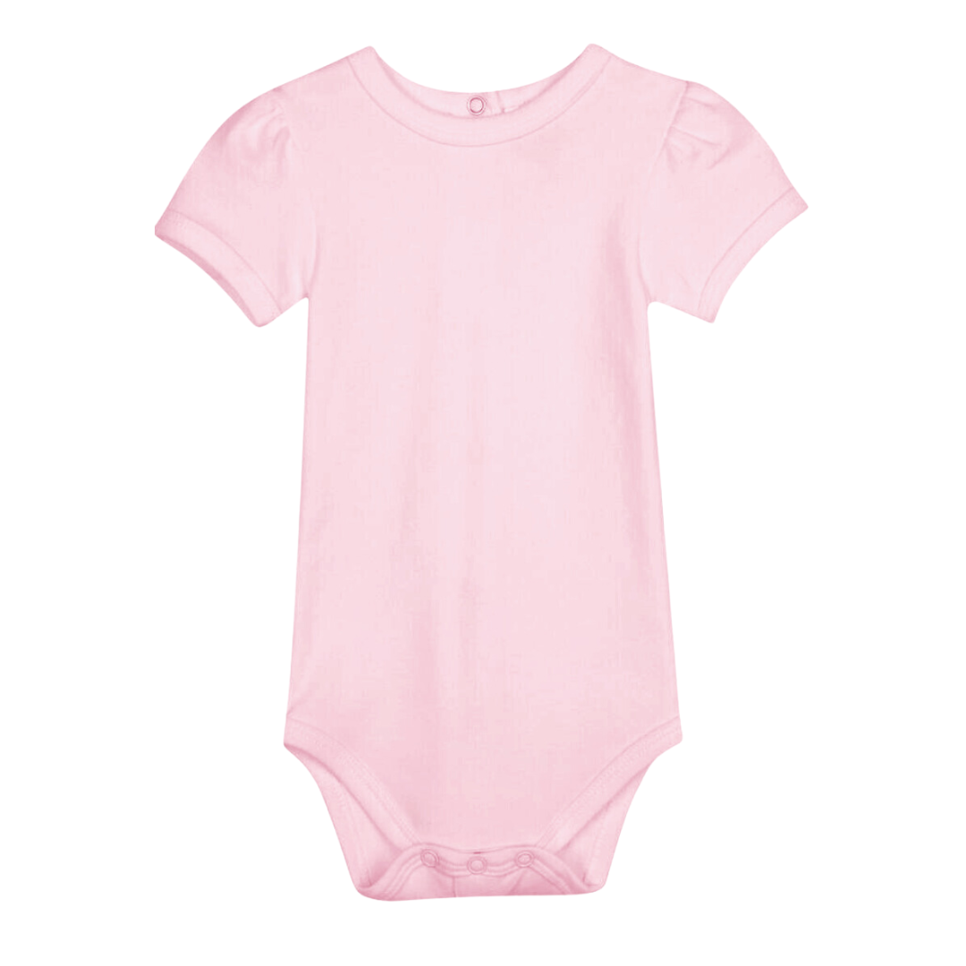 Puff Sleeve Short Sleeve Onesie