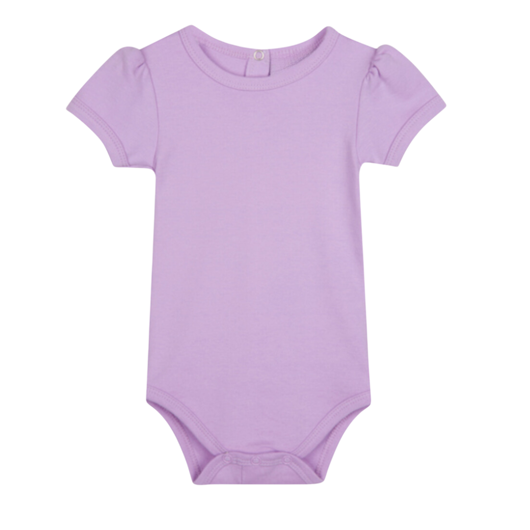 Puff Sleeve Short Sleeve Onesie