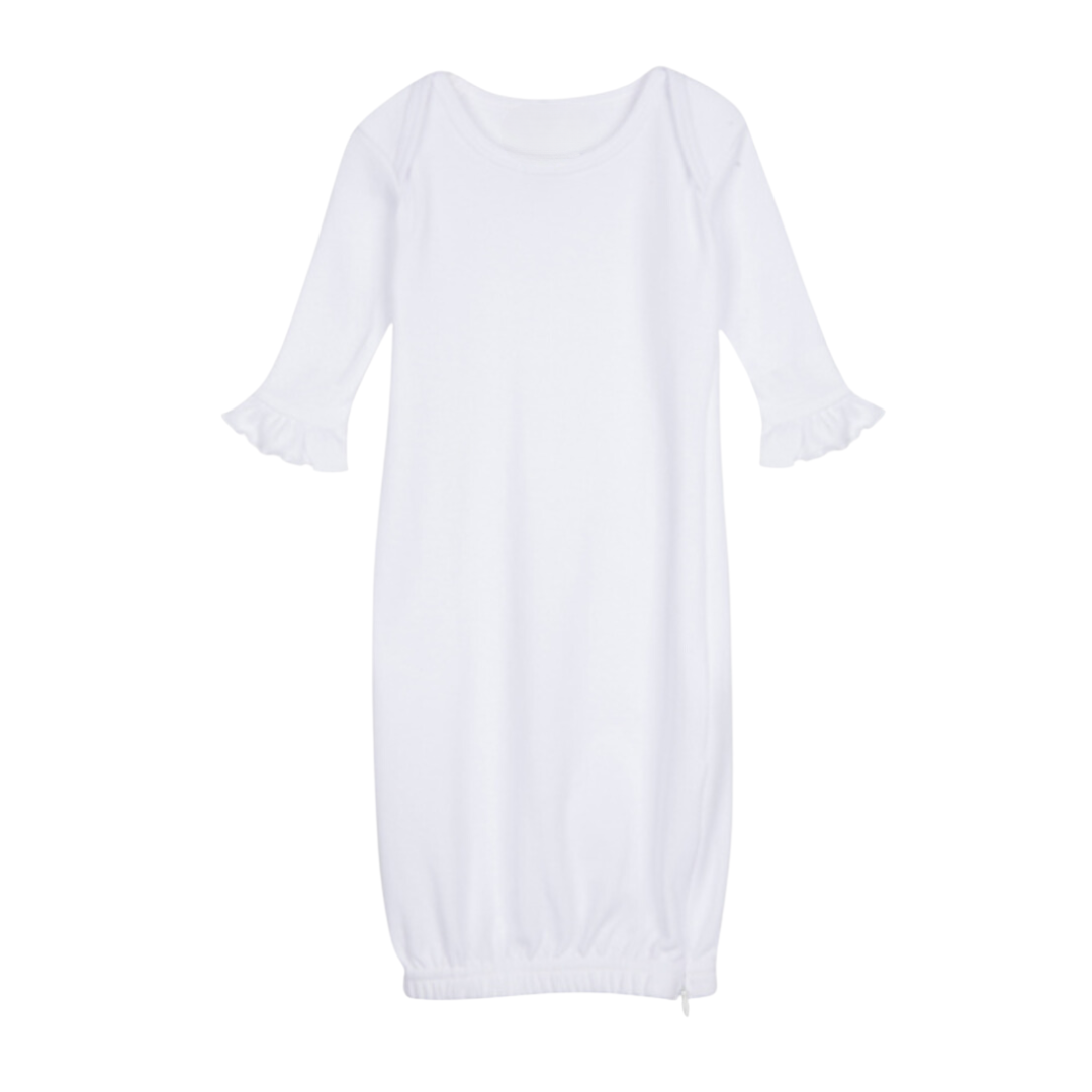 Ruffle Newborn Gown