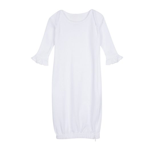Ruffle Newborn Gown