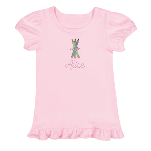 Back to School Ruffle Tee