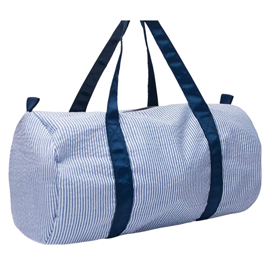 Seersucker Duffle Bag