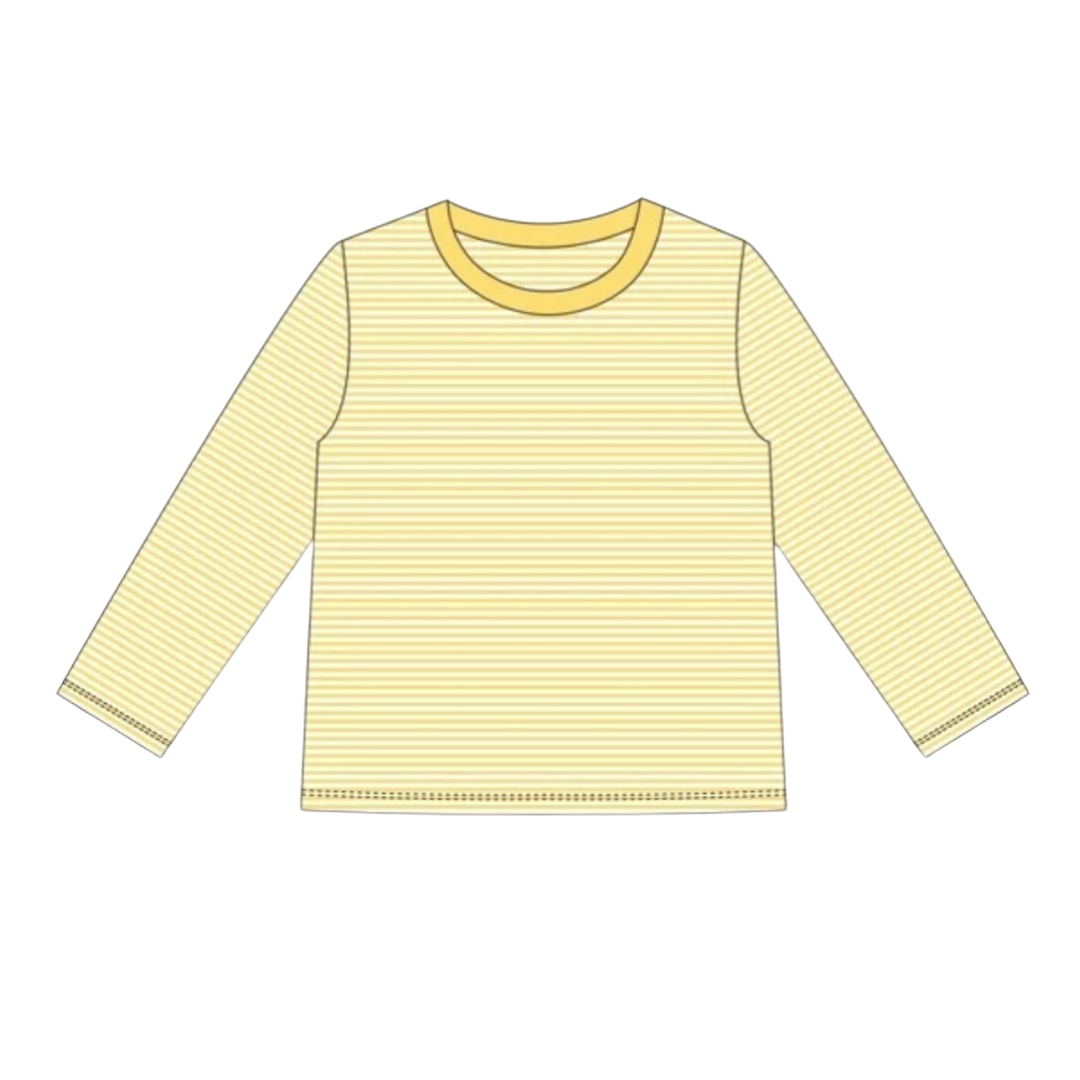 Long Sleeve Striped Toddler Tee