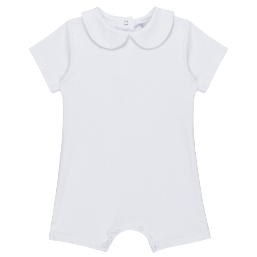 Short Sleeve Peter Pan Romper