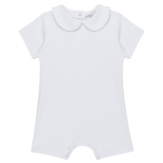 Short Sleeve Peter Pan Romper