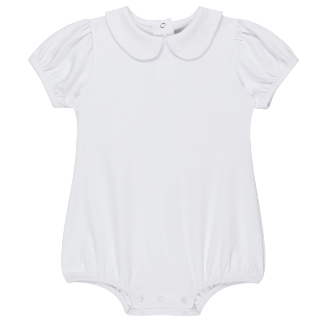 Short Sleeve Puff Sleeve Peter Pan Bubble