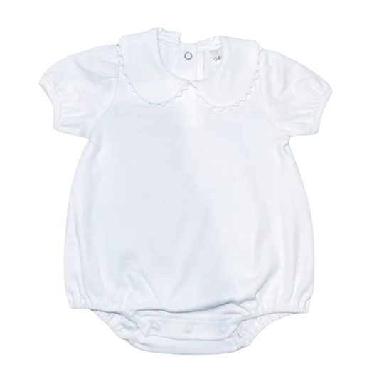 Short Sleeve Ric Rac Collar Bubble
