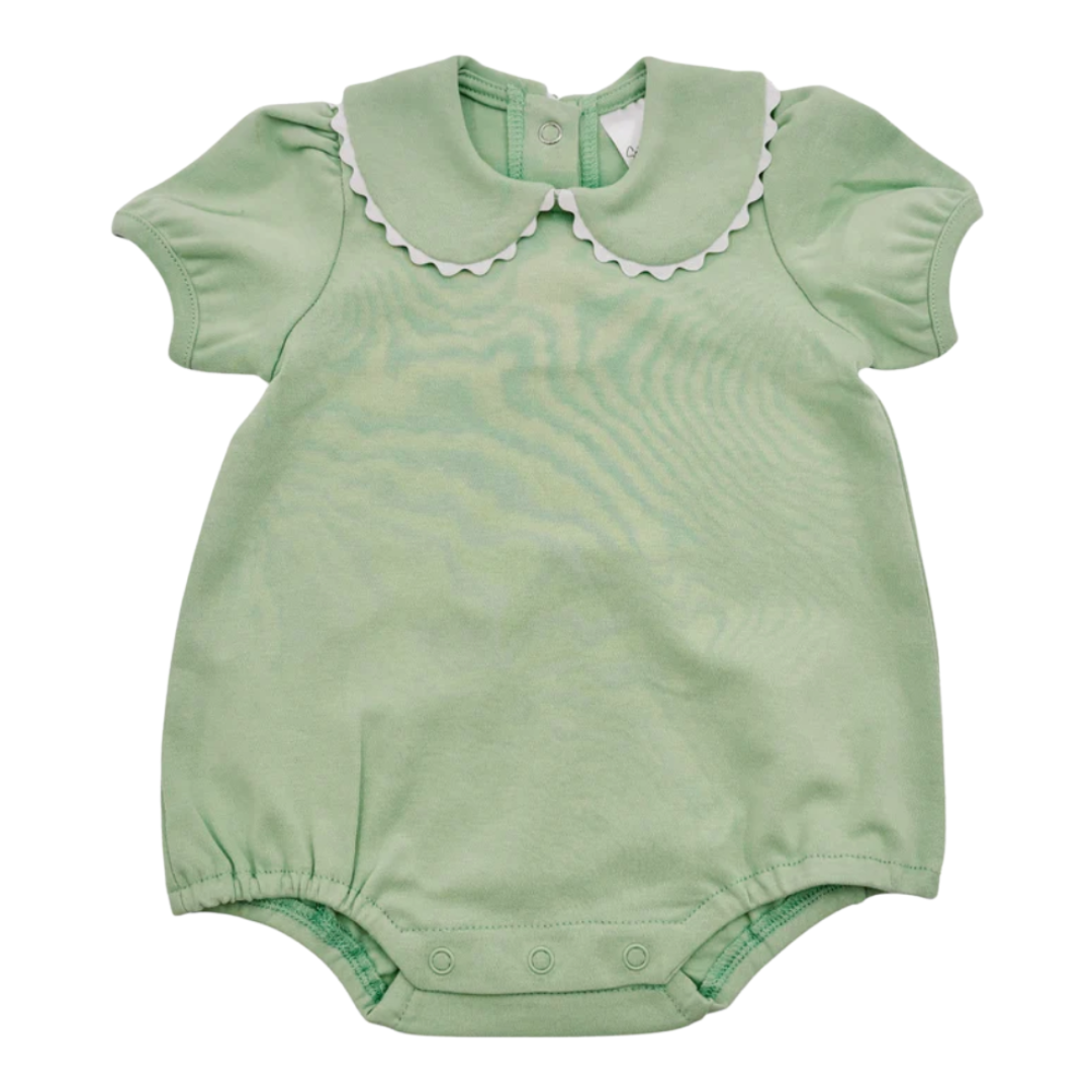 Easter Short Sleeve Ric Rac Collar Bubble