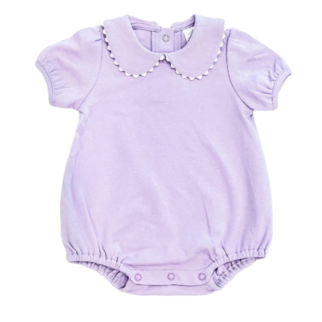 Easter Short Sleeve Ric Rac Collar Bubble