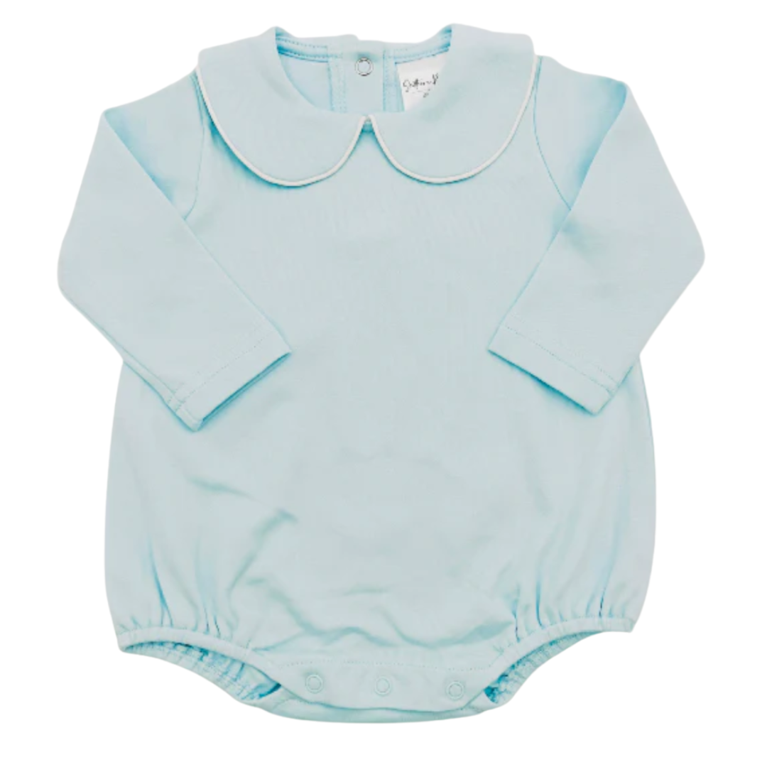 Long Sleeve Piped Collar Bubble