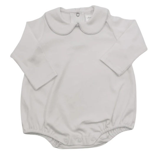 Long Sleeve Piped Collar Bubble