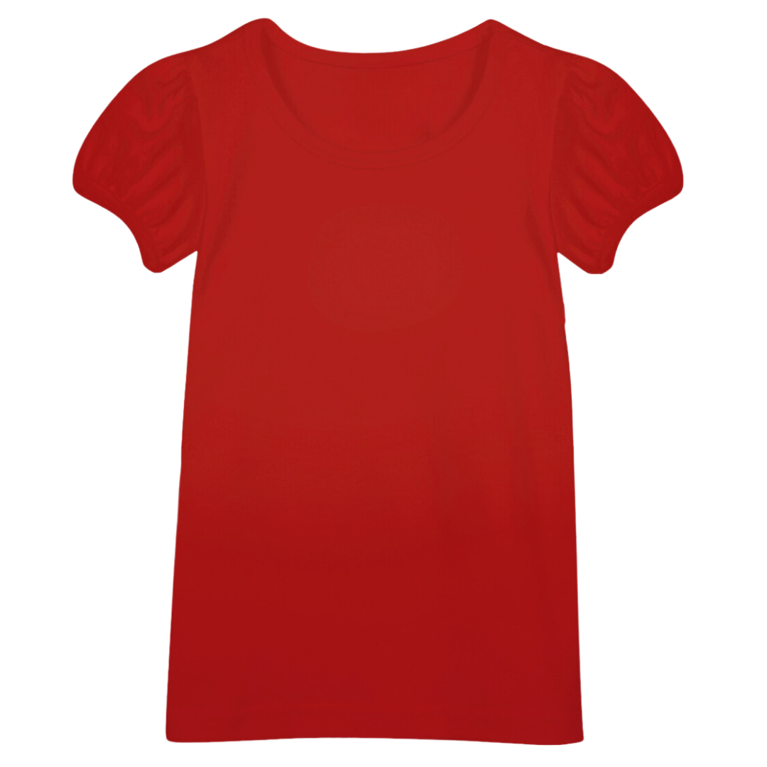 Short Sleeve Puff Sleeve Toddler Tee