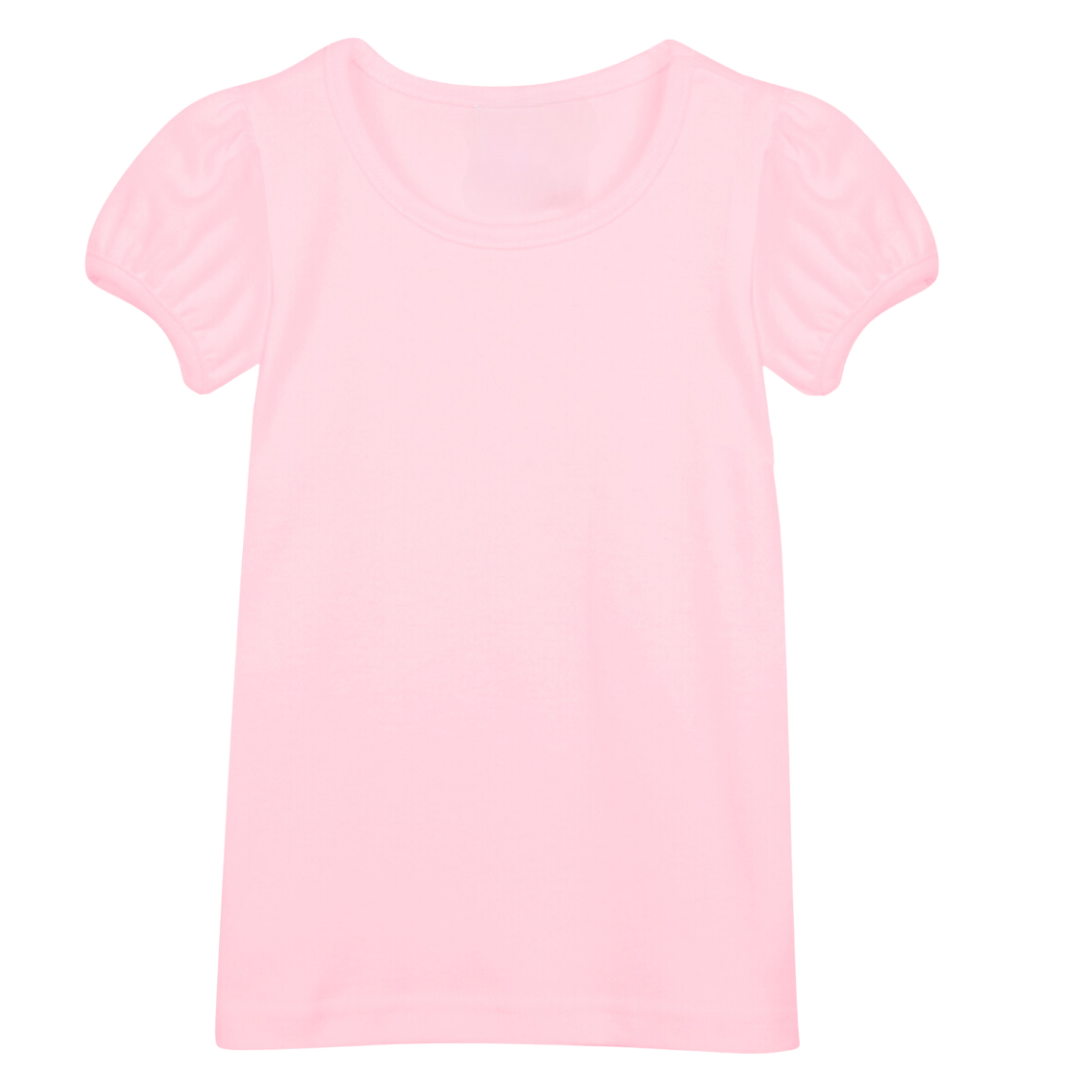 Short Sleeve Puff Sleeve Toddler Tee