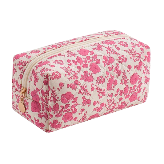 Quilted Cosmetic Pouch