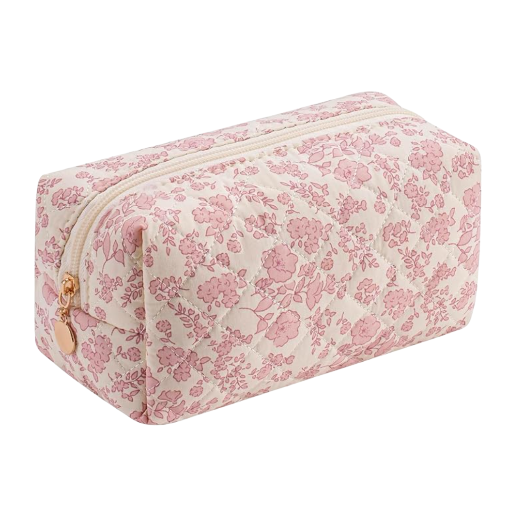 Quilted Cosmetic Pouch