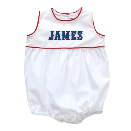 Patriotic Piped Trim Bubble