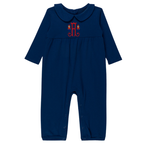 Christmas Long Sleeve Peter Pan Romper