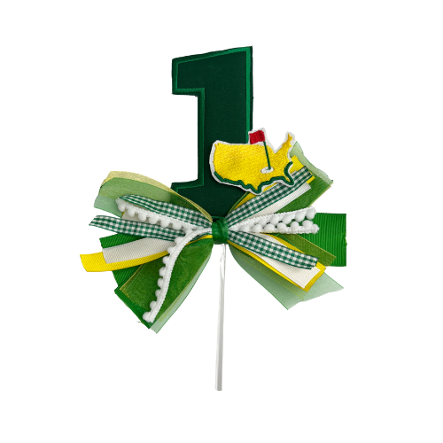 Ready to Ship- Golf Masters "1" Cake Topper