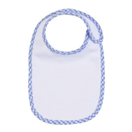 Gingham Trim Bib