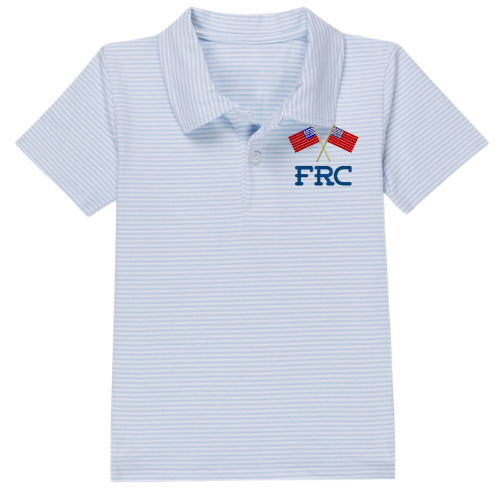 Patriotic Short Sleeve Toddler Polo